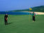 Golfing in Paradise at Playa Grande golf course, designed by Robert Trent Jones ten out of the eighteen holes are on the water's edge, in the San Juan Province.