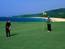Golfing in Paradise at Playa Grande golf course, designed by Robert Trent Jones ten out of the eighteen holes are on the water's edge, in the San Juan Province.