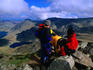 On the summit of Y Garn, Snowdonia - Wales