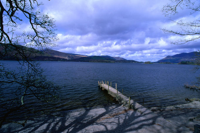 The Derwent Water in The Lakes District National Park is 4.8 km long and 1.6 km's wide and is formed by a widening of the River Derwent, the River Derwent flows NW through the Lake District to Solway Firth