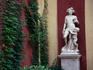 A statue in the courtyard of Palazzo Reale.