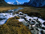 Ama Dablam in distance from Gokyo valley via the Cho-La.