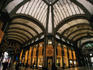 The high arched ceilings of Galleria San Federico, home to the cinema Lux other fancy and expensive stores.