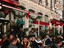Busy street and cafe scence, Lille.