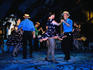 The Puerto Rican National Dance Troupe shows off traditional culture at a convention for corporate sales executives.