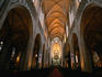 Interior vaults of the majestic 'Our Lady's Cathedral', situated in the Handschoenmarkt, Antwerp.