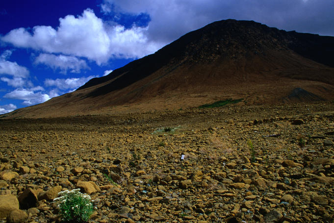 The ancient Tablelands landscape of UNESCO declared World Heritage Site, Gros Morne National Park.