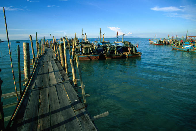 Teluk Bahang fishing village.