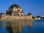 Mausoleum of Sher Shar in the middle of large artificial pond.