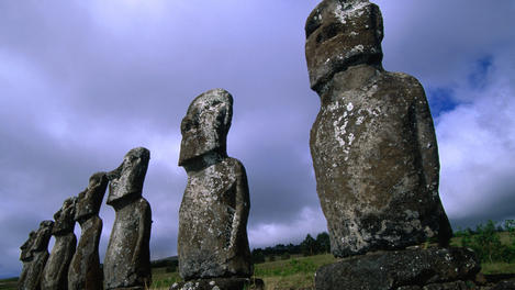 Traditional moai, Rapa Nui
