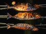 Barbequed mackerel at a street stall in Panaji