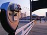 Binoculars on Virginia Beach boardwalk.