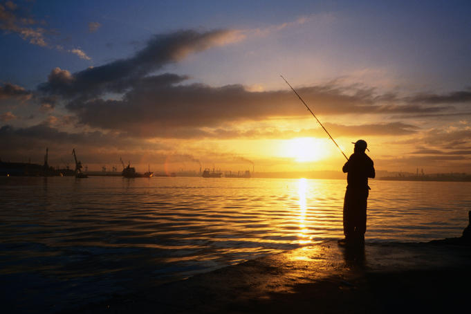 Fishing on Bahia de la Habana.