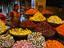 Flower seller at the New Market.
