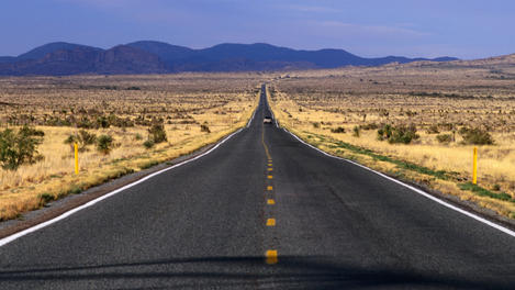 Road, South west, New Mexico
