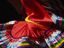 A Mexican dancer in full flight performs in San Antonio.