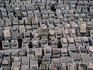 White-stone graves on the Mount of Olives.