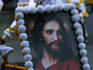 Celebrations for Cuasimodo in Santiago.
