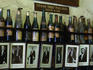 Aged bottles in Confiteria Torres, a landmark restaurant since 1891.