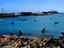 Canoes in the port, Comoros