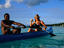 Tourist canoeing, Comoros