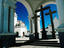 Crosses in Cathedral courtyard.