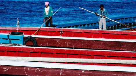 Ferrymen, Lake Titicaca