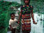 Portrait in rice paddies, Philippines