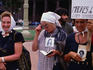 The Madres de la Plaza de Mayo in Cordoba. The mothers and grandmothers of the 'desaparecidos' gather every week around the plaza with photos and placards baring the images and names of their loved ones who have disappeared under the last military regime.