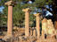 Pillars at early Christian Basilica, Chalinados