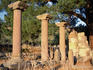 Pillars at early Christian Basilica, Chalinados