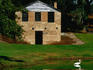 Springhouse a lake at the Middleton PL plantation, Charleston