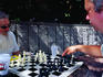Chess players on Market Street in San Francisco.