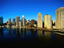 City skyline and Brisbane River.