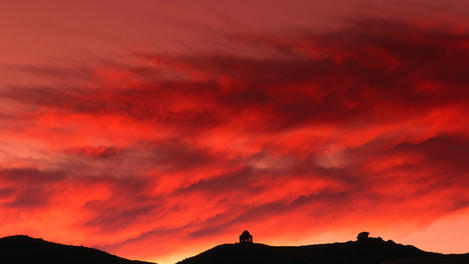 Sunset over Aswan.
