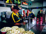 Selling food at Oriole Park baseball stadium.