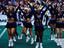 Cheerleaders at Arena League Football (Gridiron) game at Gaylord Entertainment Centre.