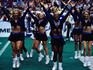 Cheerleaders at Arena League Football (Gridiron) game at Gaylord Entertainment Centre.