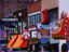 Signs above businesses on Broadway.