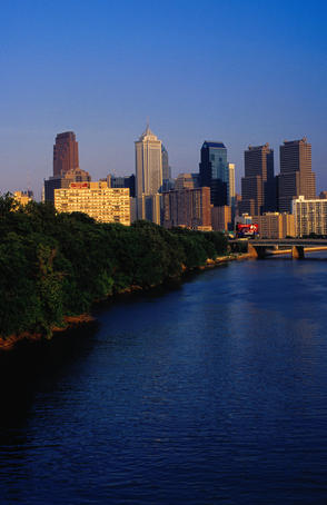 City and Schuylkill River.