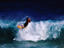 Bodyboarder at Sandy Beach.