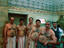Male attendants at the Historic Galatasaray Turkish Bath (Tarihi Galatasaray Hamami) taking a pause between rub-downs - Beyoglu quarter.
