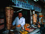 Skewered lamb-doner kebab at the Derya Kafeterya along Ribtim Cadessi - Karakoy quarter.