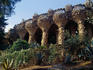 The miniature garden city in Guell Park, Barcelona.