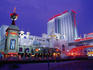 The Trump Taj Mahal casino, Atlantic City: a combination of brashness, crassness and exotic allure.