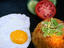 Nasi goreng and a boiled egg on the side from Gaja Biru restaurant in Ubud.