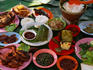 A traditional west Javanese spread.