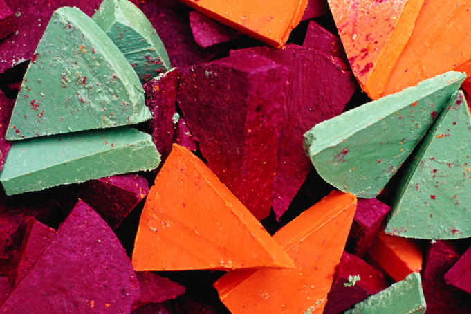 Locally made soap from Khan as-Sabun (Soap Warehouse) in Tripoli.