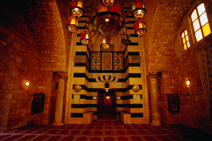 An inner portal at Taynal Mosque in Tripoli. The mosque is a Mameluke structure commissioned by Prince Sayfuddeen Taynal al Ashrafi al Hajeb in 1336 CE.