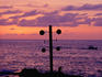 A lone fisherman on the Beirut waterfront.